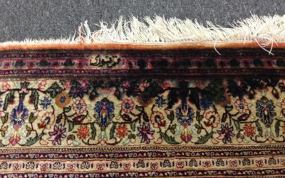 Why some rug dyes bleed.