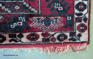 bled afghan rug