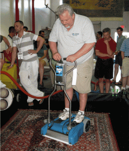 Using a Rover for extracting water.