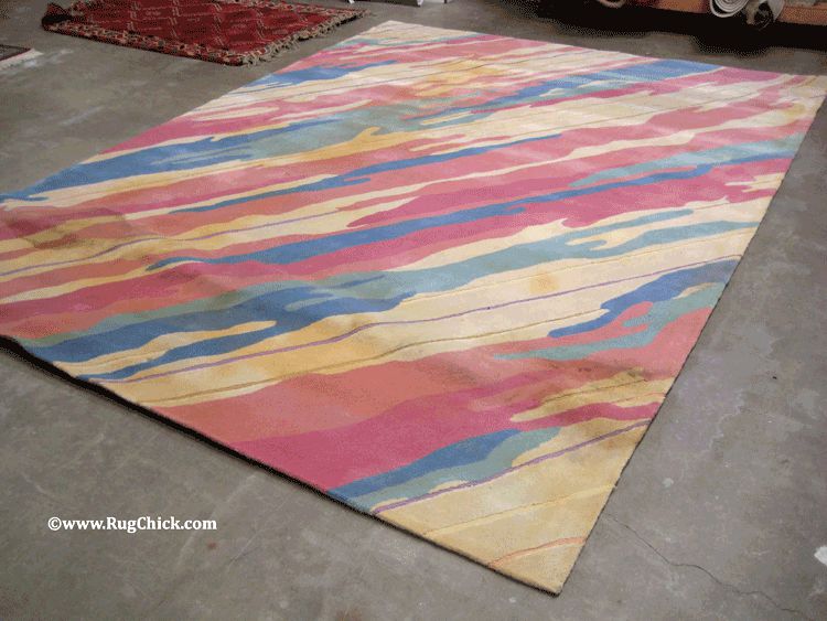 Tufted rug – flood contaminated.