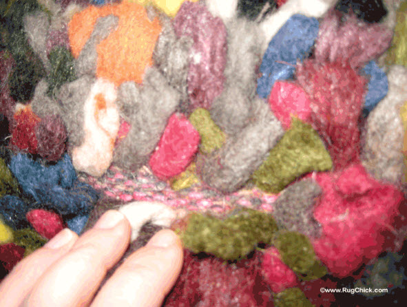 Wool shag construction tough to get the “grit” in the base of the rug out.