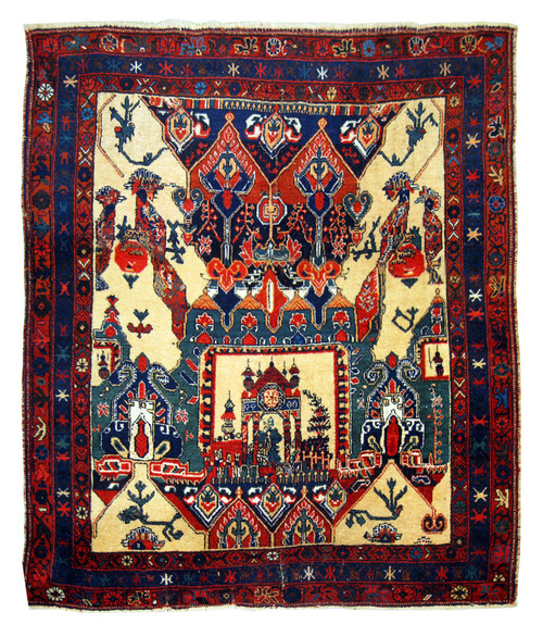 Magnifique tapis Afshar ancien.