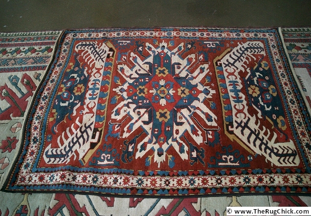 Great old Kazak (woven in Caucasus Mountain region)